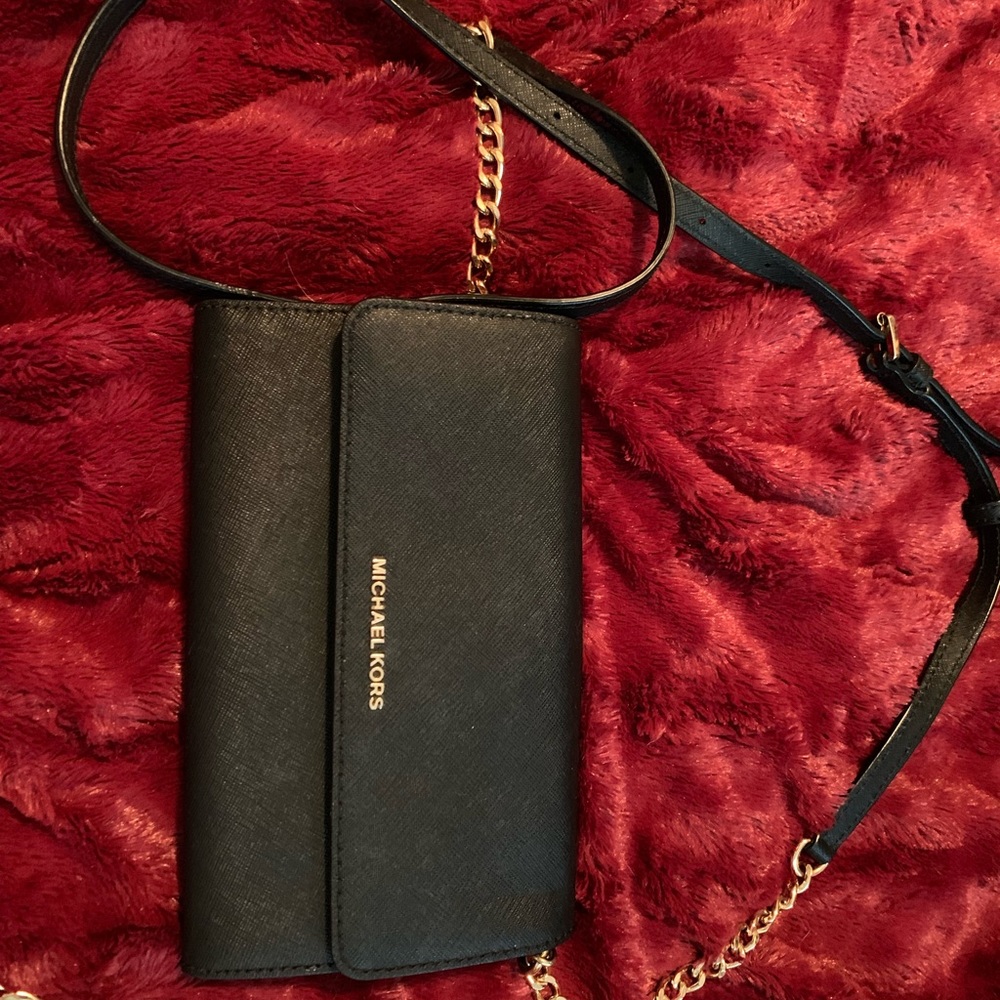 Authentic Leather Michael Kors Wallet/Crossbody - image 1